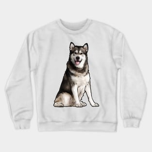 Alaskan Malamute Dog Crewneck Sweatshirt